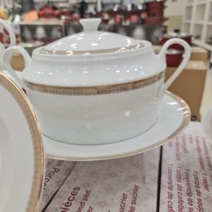 Service À Table Complets En Porcelaine 61 Pièces (Réf =1750)