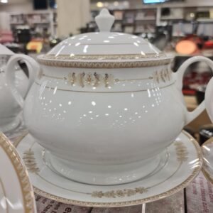 Service À Table Complets En Porcelaine 61 Pièces (Réf =1840)