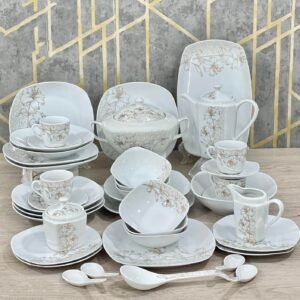 Service À Table Complets En Porcelaine 72 Pièces