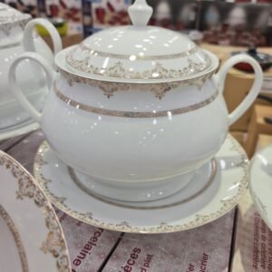 Service À Table Complets En Porcelaine 61 Pièces (Réf =2336)