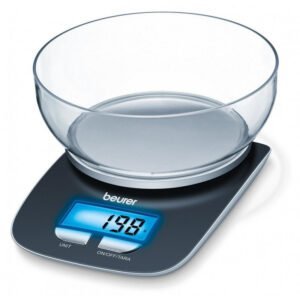 BALANCE DE CUISINE BEURER KS 25 AVEC BOL 3KG - BLEU