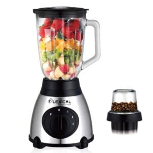 BLENDER LEXICAL 2EN1 800W 1.5 LITRES - NOIR