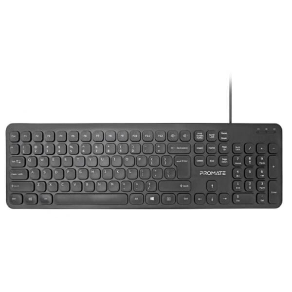 CLAVIER FILAIRE PROMATE EASYKEY-4 USB - NOIR