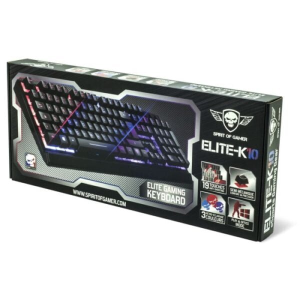 CLAVIER GAMER FILAIRE SPIRIT OF GAMER ELITE-K10 - NOIR