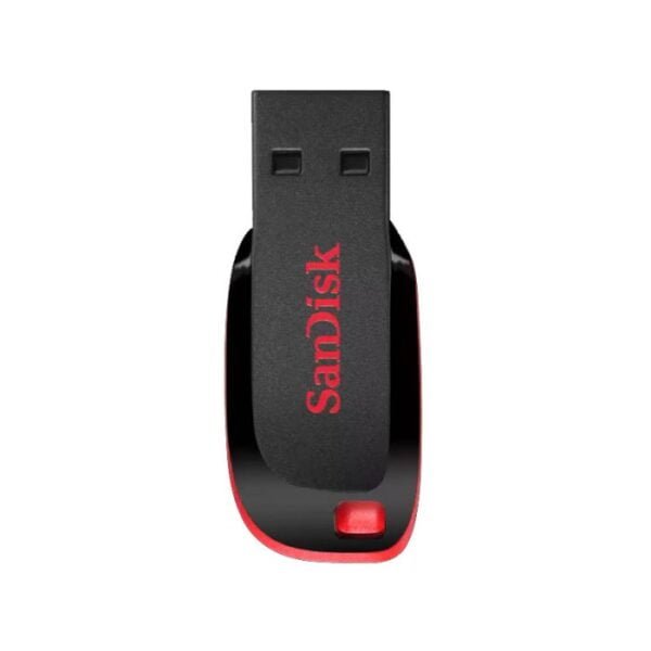 CLÉ USB SANDISK CRUZER BLADE 128GO - NOIR&ROUGE