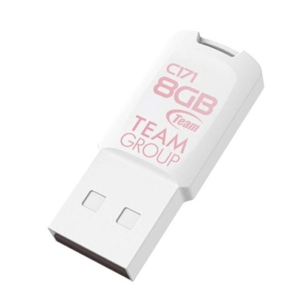 CLÉ USB TEAM GROUP C171 8GO USB 2.0 - BLANC (TC1718GW01)