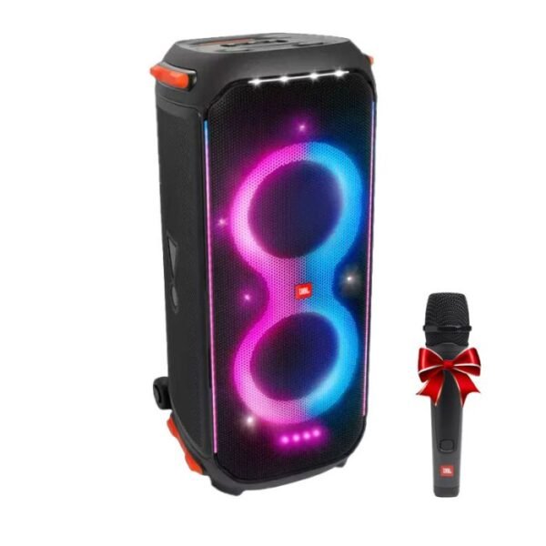 HAUT PARLEUR JBL PARTYBOX 710 PRO 800W + MICROPHONE JBL GRATUIT - NOIR