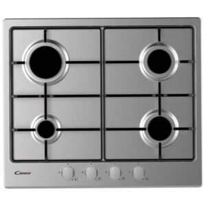 PLAQUE DE CUISSON CANDY CHW6BRX 4 FEUX 60 CM - INOX