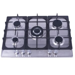 PLAQUE DE CUISSON DUNYA 5 FEUX FONTE INOX (D-246SC)