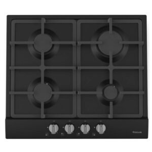 PLAQUE DE CUISSON FOCUS F408B 4 FEUX 60 CM - NOIR