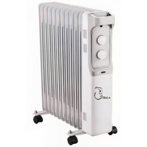 RADIATEUR BAIN D'HUILE COALA BH1500 7 ÉLÉMENTS 1500W - BLANC