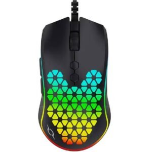 SOURIS FILAIRE GAMER AQIRYS POLARIS WIRED RGB - NOIR