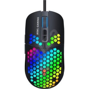 SOURIS OPTIQUE FILAIRE GAMER JEDEL GM1100 7D RGB - NOIR